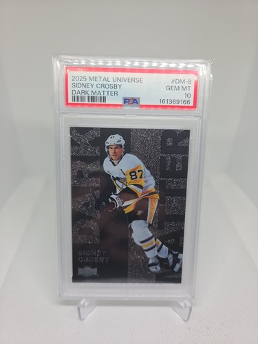 2025 Metal Universe Sidney Crosby Dark Matter PSA 10