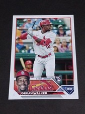 JORDAN WALKER RC 2023 Topps Series 2 Baseball MLB Rookie Card #344 Cardinals. rookie card picture