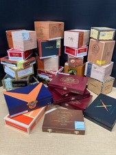 LOT of 27 Empty Premium Cigar Boxes