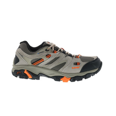 Hi-Tec Apex Low WP CH80047M-TO Mens Gray Suede Lace Up Hiking Boots