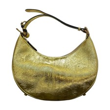 FENDI Grafismo Small 8BR798 Gold GHW Shoulder Bag 1466