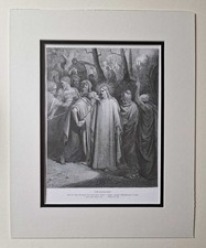 DORE The Judas Kiss (Bible Illustration,1974 Book Plate Reproduction)