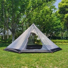 Camping Teepee Inside Tent Mesh Tent Shelter Waterproof Backpacking Hiking
