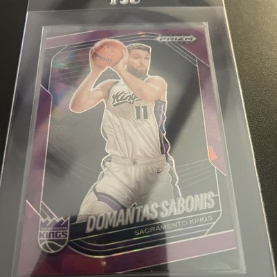 2024-25 Panini Prizm Black DOMANTAS SABONIS Purple Ice Prizm /149 #109
