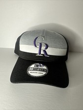 New Era 39Thirty Flex Fitted Hat Cap Colorado Rockies, Seems M-L, MLB Baseball