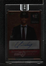 2019 Panini Instant Metal Red /25 Quinndary Weatherspoon #DNS-38 Rookie Auto RC