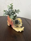 Vintage McCoy Pottery Puppy Dog & Turtle Planter 1950s Cope Design USA MCM