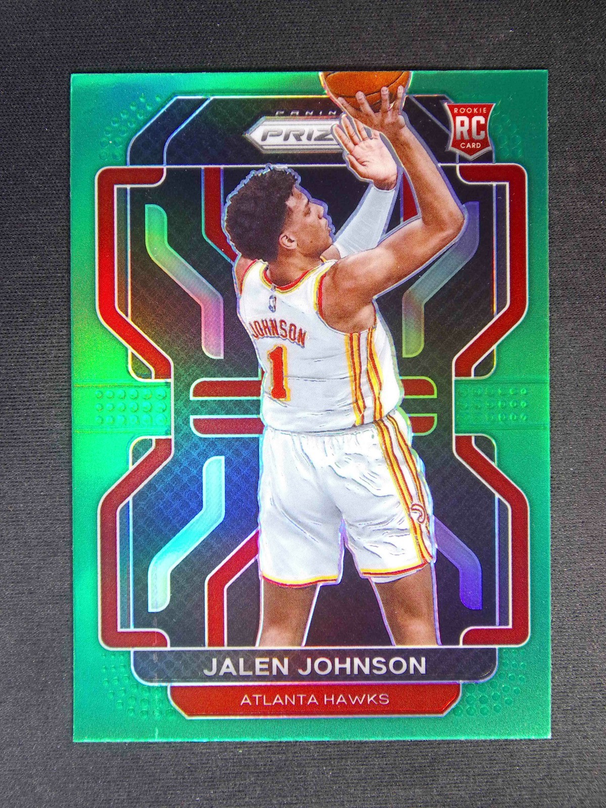 2021-22 Panini Prizm Jalen Johnson #305 RC Rookie Green
