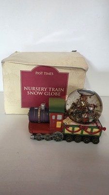 PAST TIMES Glitzer Kinderzimmer Zug Schneekugel Sammlerstück 