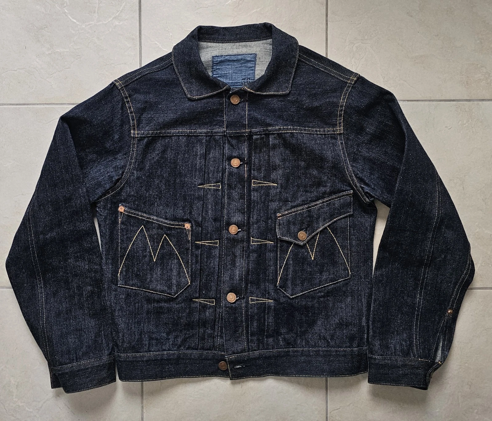 Mister Freedom Ranch Blouse Lot.64US Uncle Sam Denim Jacket Size 36