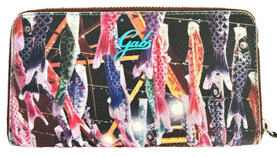 Gabs Leder Geldbörse Damen bunt Designer Portemonnaie Wallet Italien
