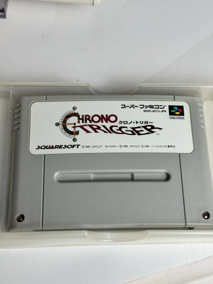 Chrono Trigger Nintendo Super Famicom SFC SNES con caja manual Japón JP juego probado Foto 4 de 4