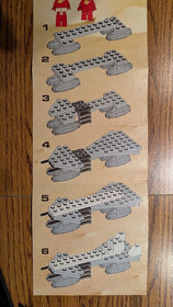 LEGO Space: Small Space Shuttle Craft (6842) Instruction Booklet Only
