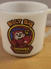 Vintage Showbiz Billy Bob Milk Glass Coffee Mug Mad By Anchor Hocking