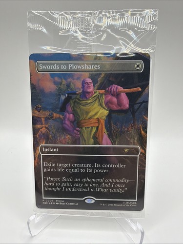 🔥Swords to Plowshares - Foil  - MTG Magic the Gathering (PSA Promo) (Sealed)🔥
