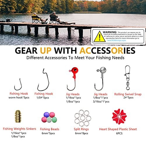 Fishing Lures Kit - Crankbaits, Topwater Lures, Spinnerbaits, Jigs & Tackle Box - Image 7