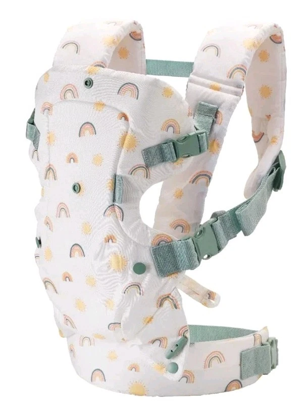 Infantino Flip Advanced 4-in-1 Carrier Ergonomic Convertible 8-32 lbs Rainbow