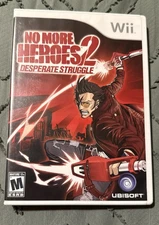No More Heroes 2: Desperate Struggle (Nintendo Wii, 2010) Complete CIB TESTED