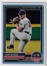 2023 USA BASEBALL RC TEDDY MCGRAW ROOKIE STARS & STRIPES #3816