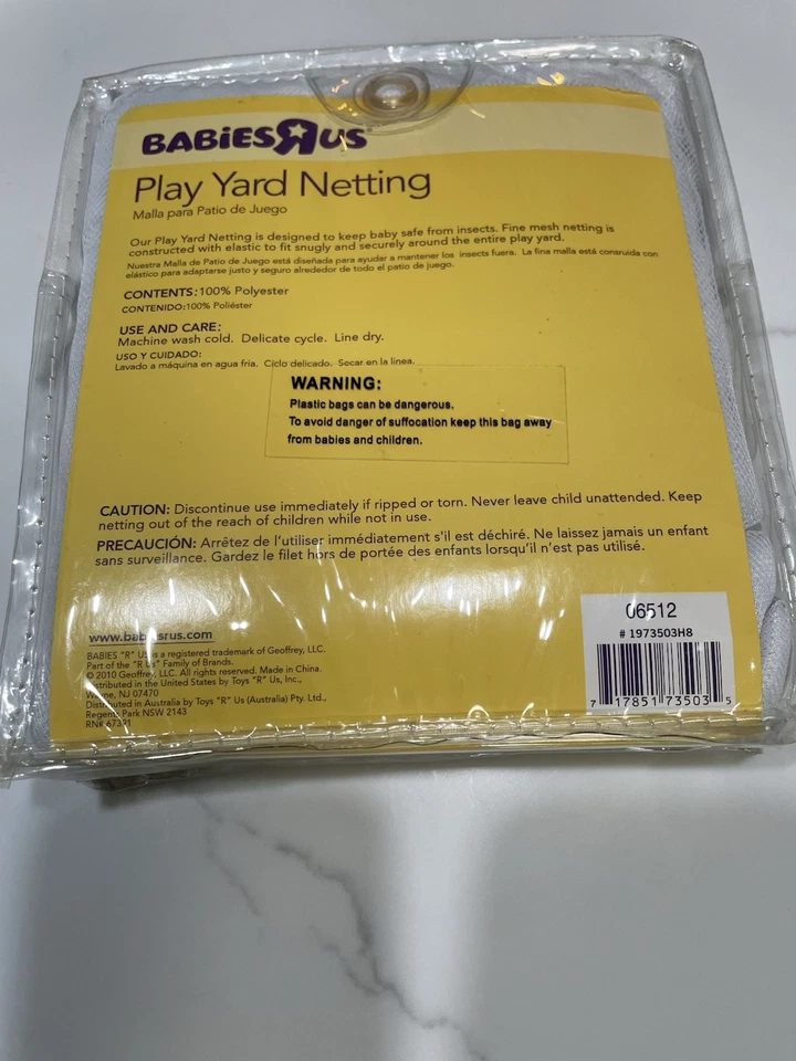 Сетка для игрового двора Babies R Us, мягкая сетка. Бесплатная доставка - Изображение 2 из 2
