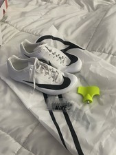 NIKE Track  Field white Sprinting Spikes, never been used eveything included