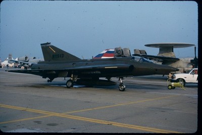 #6332 ORIGINAL K64 AIRCRAFT SLIDE: Danish AF Saab 35 Draken N119XD ex AR-119