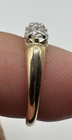 14K Yellow Gold Women's Natural Diamond Promise Band Rind Size: 5.25, 2mm — photo 8