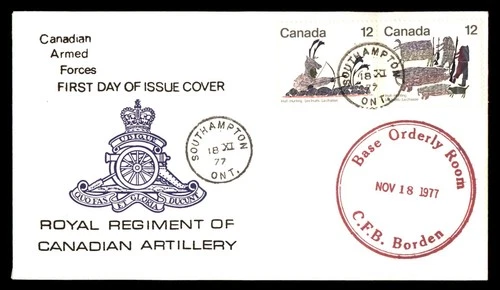 Mayfairstamps Canada FDC 1977 Hungers Combo Canadian Artillery First Day Cover a