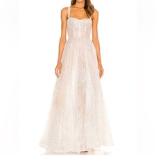 New Bronx and Banco Mademoiselle Bridal Gown in White US 4