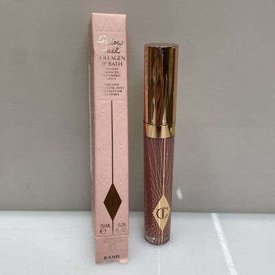 Charlotte Tilbury Collagen Lip Bath Gloss - Pillow Talk Fair - 0.26oz Damage Box
