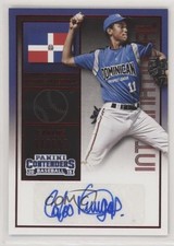 2015 Panini Contenders International Ticket Red Foil Carlos Vargas #3 Auto 9jw