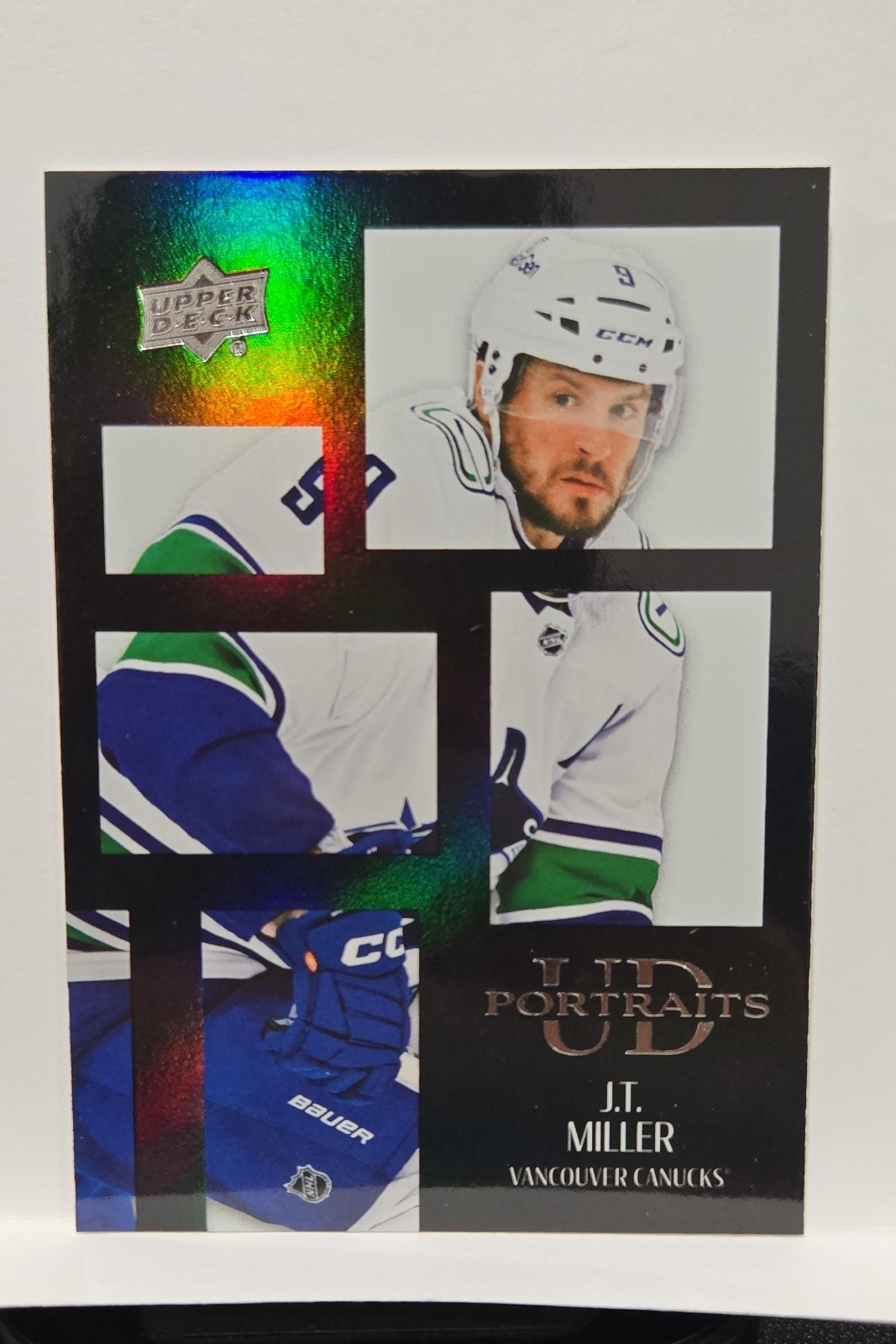 2024-25 Upper Deck Series 1 - Ud Portraits J.T. Miller #P-11 Black