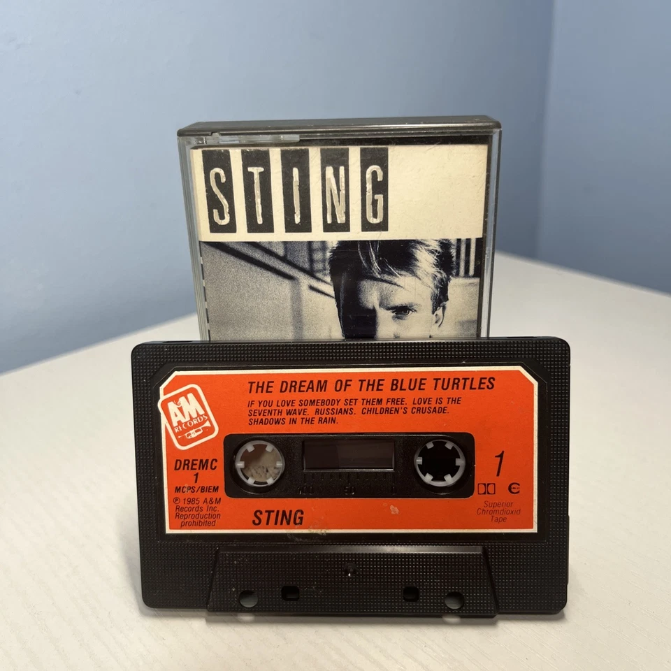 Sting The Dream of Blue Turtles Cassette Tape 1985 - Image 2 of 3