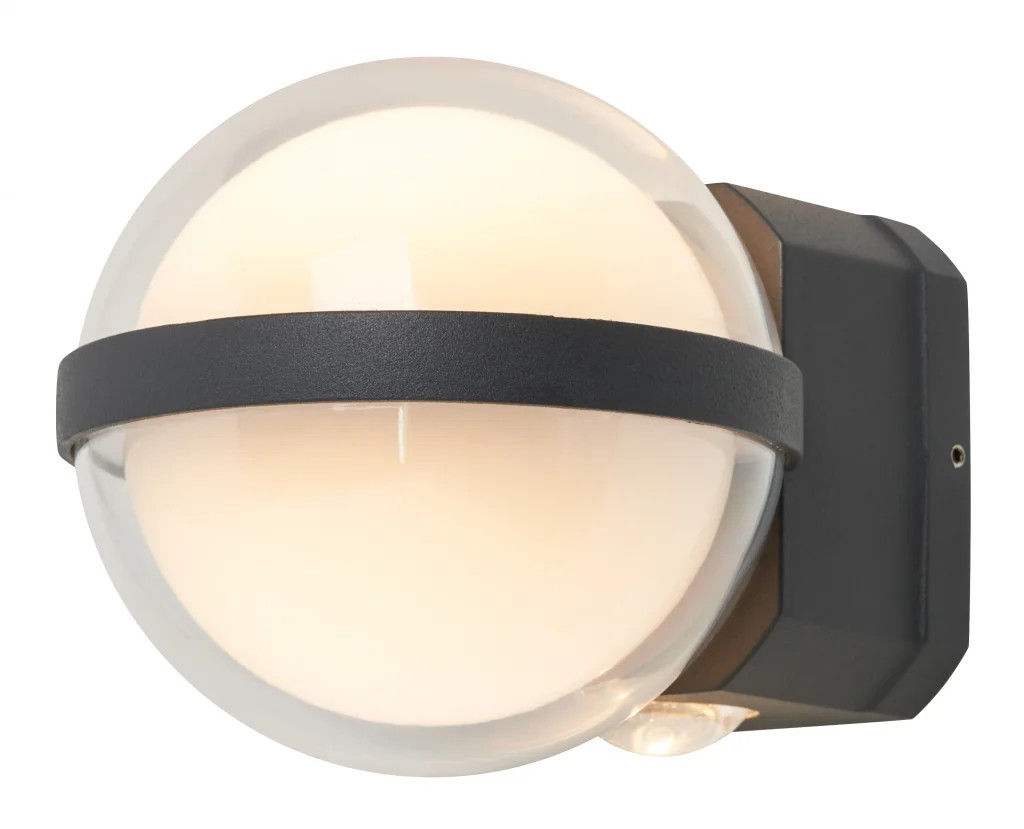 Outdoor Light Grey Anmo LED Wall Anthracite CCT Zink ZN-44218-ANTH