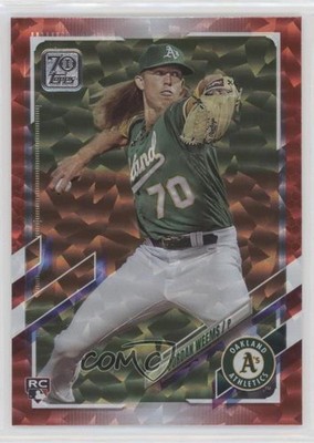2021 Topps Red 142/199 Jordan Weems #570 Rookie RC g1z