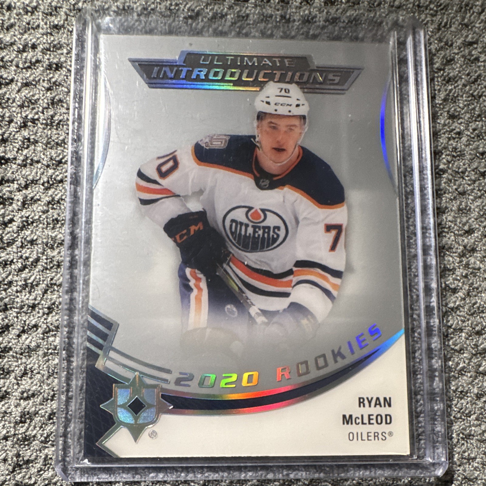 2020-21 Upper Deck Ultimate Collection Ultimate Introductions Ryan McLeod