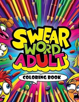 Andres Gibson Art Swear Word Adult Coloring book (Paperback)
