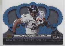 2001 Pacific Crown Royale Platinum Blue 10/75 Priest Holmes #15 1s2j