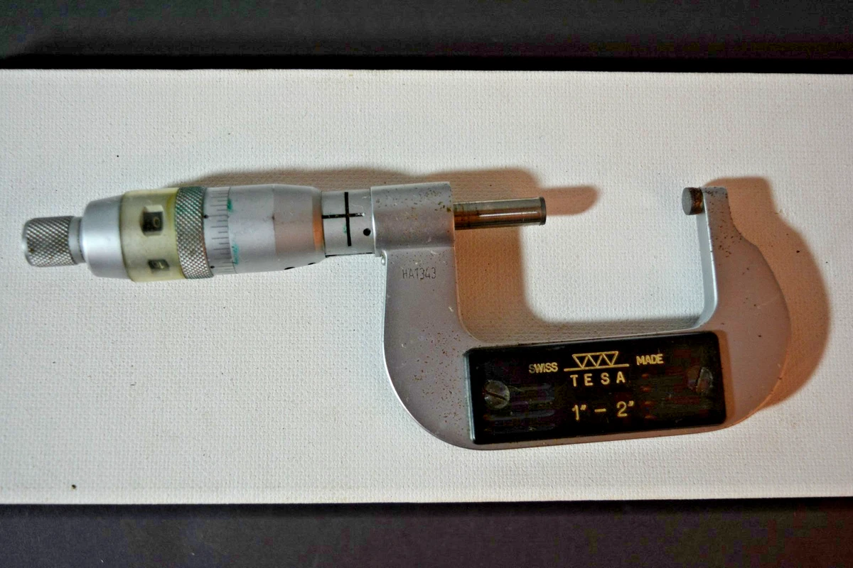 TESA Swiss Made Micrometer 0 - 25 (Gebraucht) in Hochfelden für CHF 35 TESA Swiss Made Micrometer 0 - 25 (Gebraucht) in Hochfelden für CHF 35