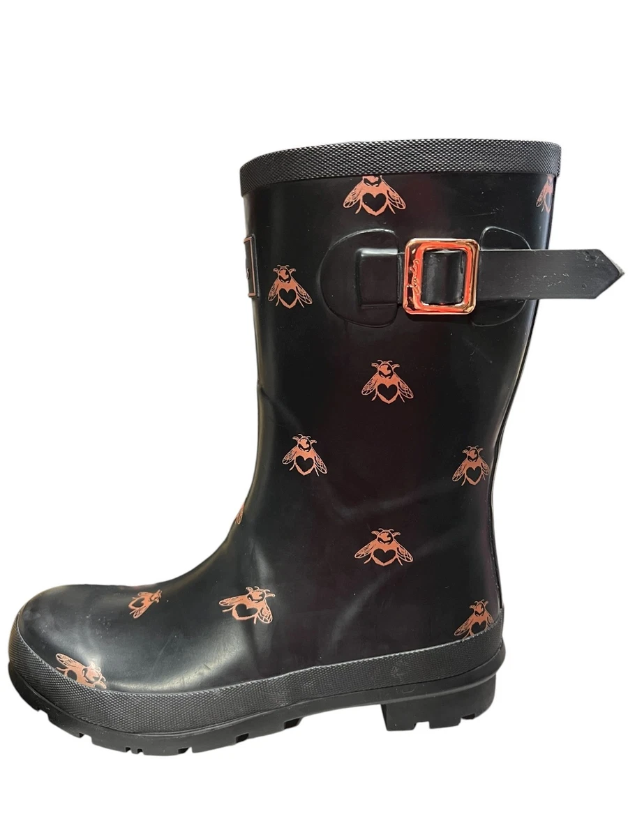 Joules Molly Welly Womens Wellington Boots Black Ditsy price in UAE