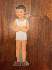 Vintage Paper Doll Youngtu From Korea With Clothing