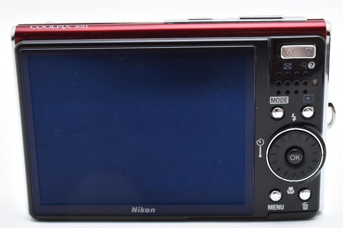 Buy Nikon COOLPIX S51 8.1MP Digital Camera - Red online | eBay