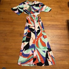 Farm rio folhagem fresh dress women’s nwt large