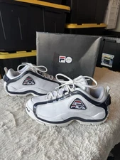 Fila Grant Hill 96 X 2Pac Reissue White/Red/Navy Low Shoes Size 10 Mint