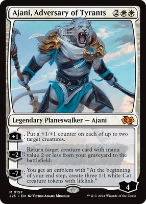 MTG Ajani, Adversary of Tyrants [Foundations Jumpstart] Near Mint Magic