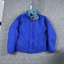 Vintage LL Bean Jacket Mens XL Blue Down Puffer Made USA Winter 80s 90s
