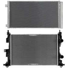 Aluminum Radiator & AC Condenser Cooling Kit For 2017-2022 Jeep Compass Renegade