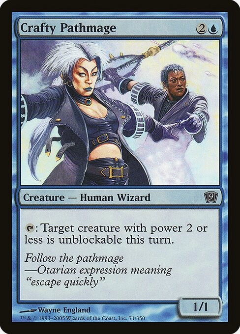 Crafty Pathmage Foil Ninth Edition 71 * NM MTG