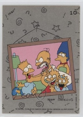 1990 Topps The Simpsons Stickers The Simpsons #10 1in5