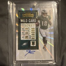 Jalen Reagor 2020 Contenders Rare Wild Card Ticket Auto! RC Eagles Rookie SSP!!